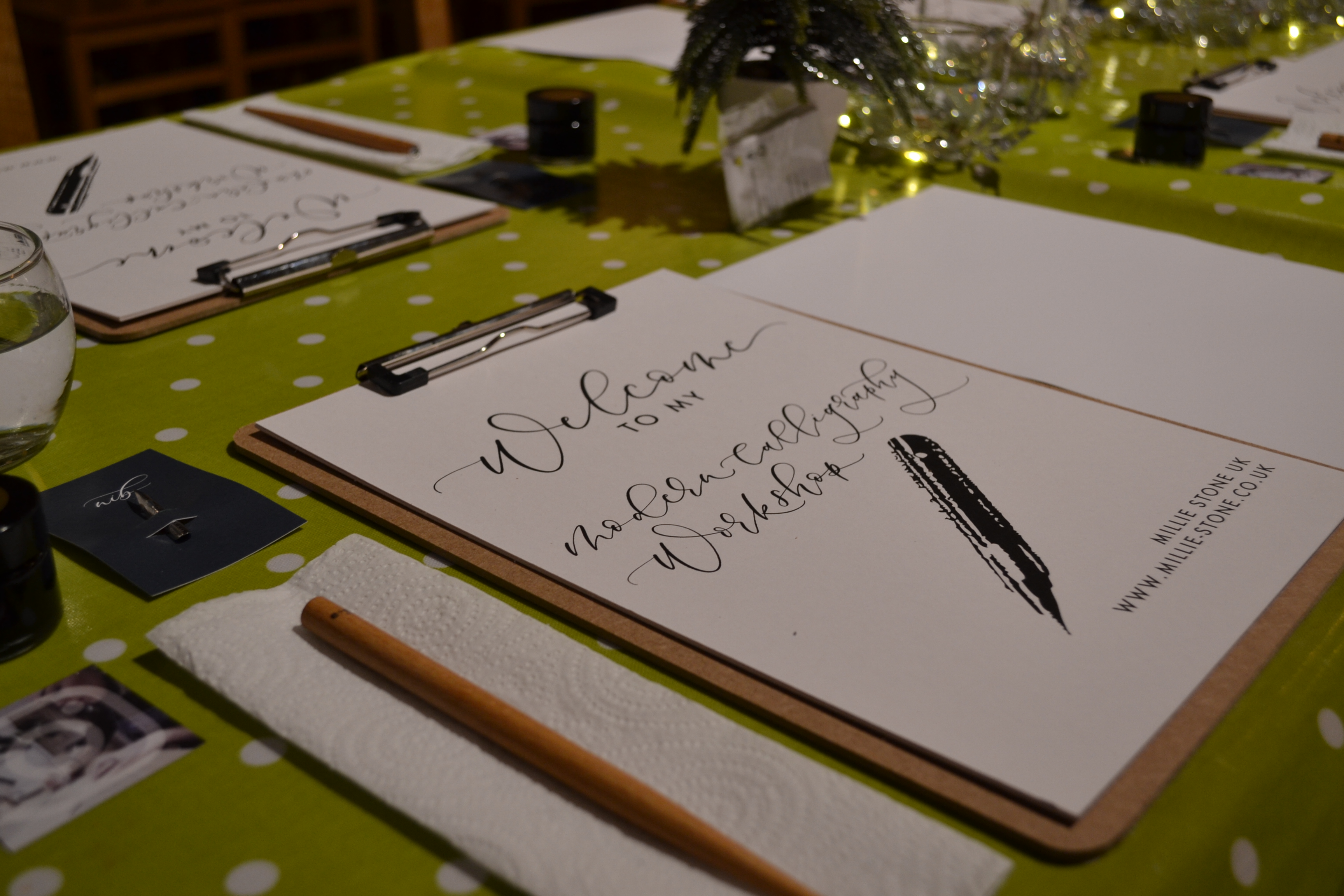 Calligraphy Workshop with Millie Stone