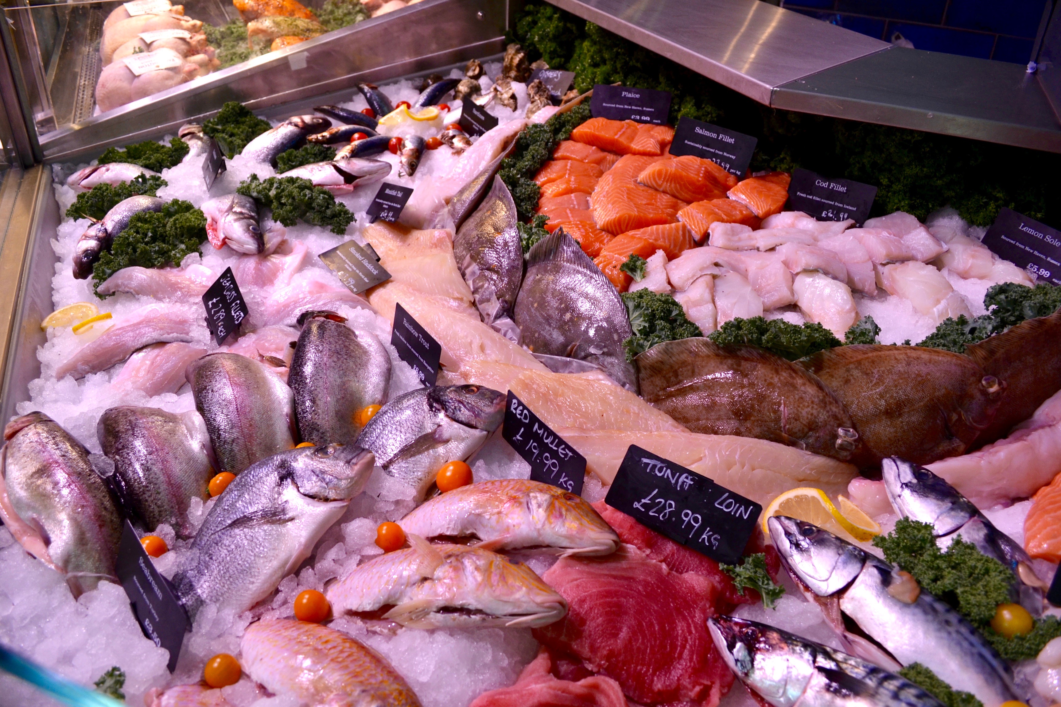 Fresh Fish Counter, Farndon Fields, Market Harborough, Leicestershire