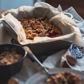 Recipe: Rhubarb & Pear Crumble