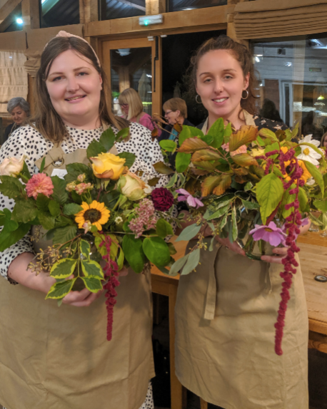 Flower workshop at Farndon Fields, Market Harborough