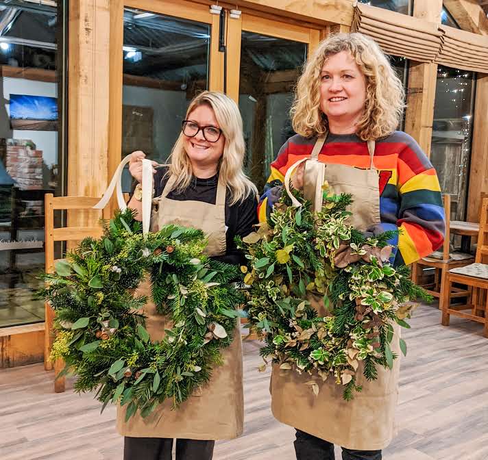 Luxury Christmas Wreath making workshop